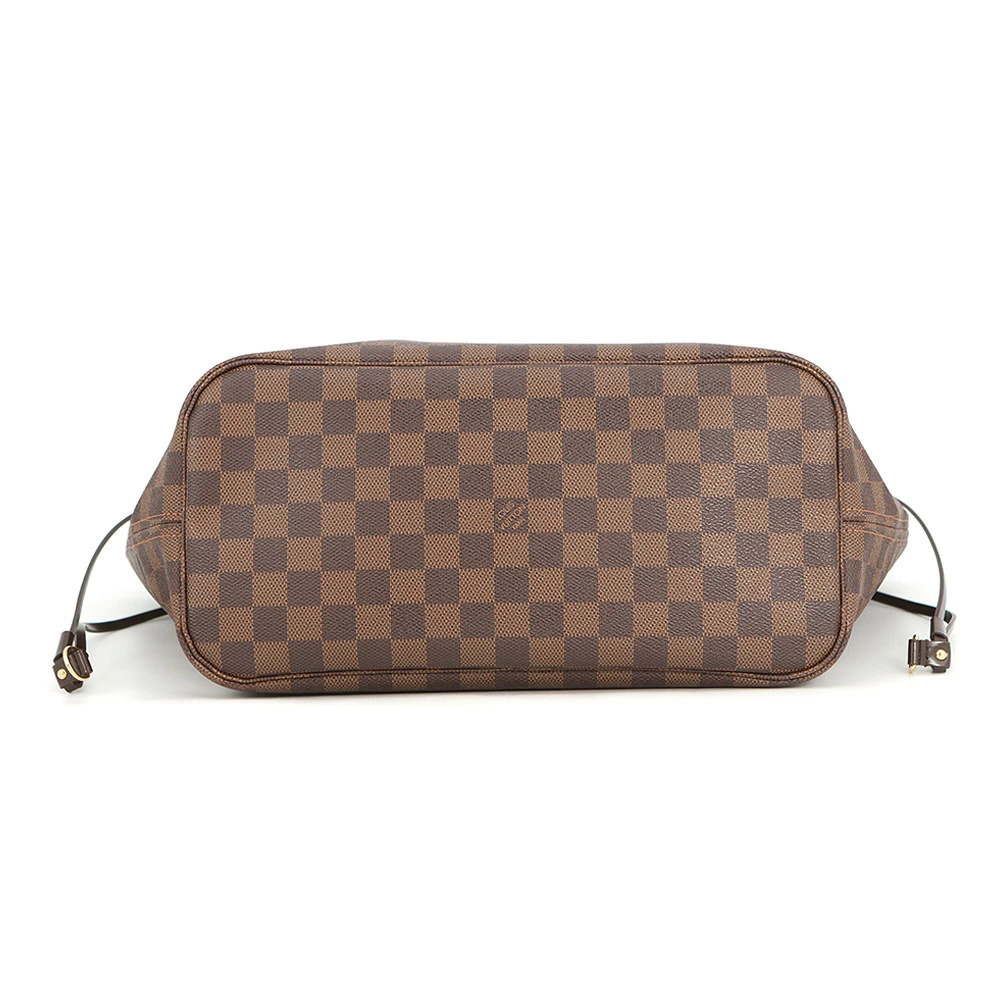 Louis Vuitton Damier Ebene Brown Neverfull Tote Bag Shoulder - Picture 3 of 12